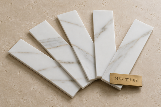 2X8 Tuscan Calacatta Gold Italian Marble Tile