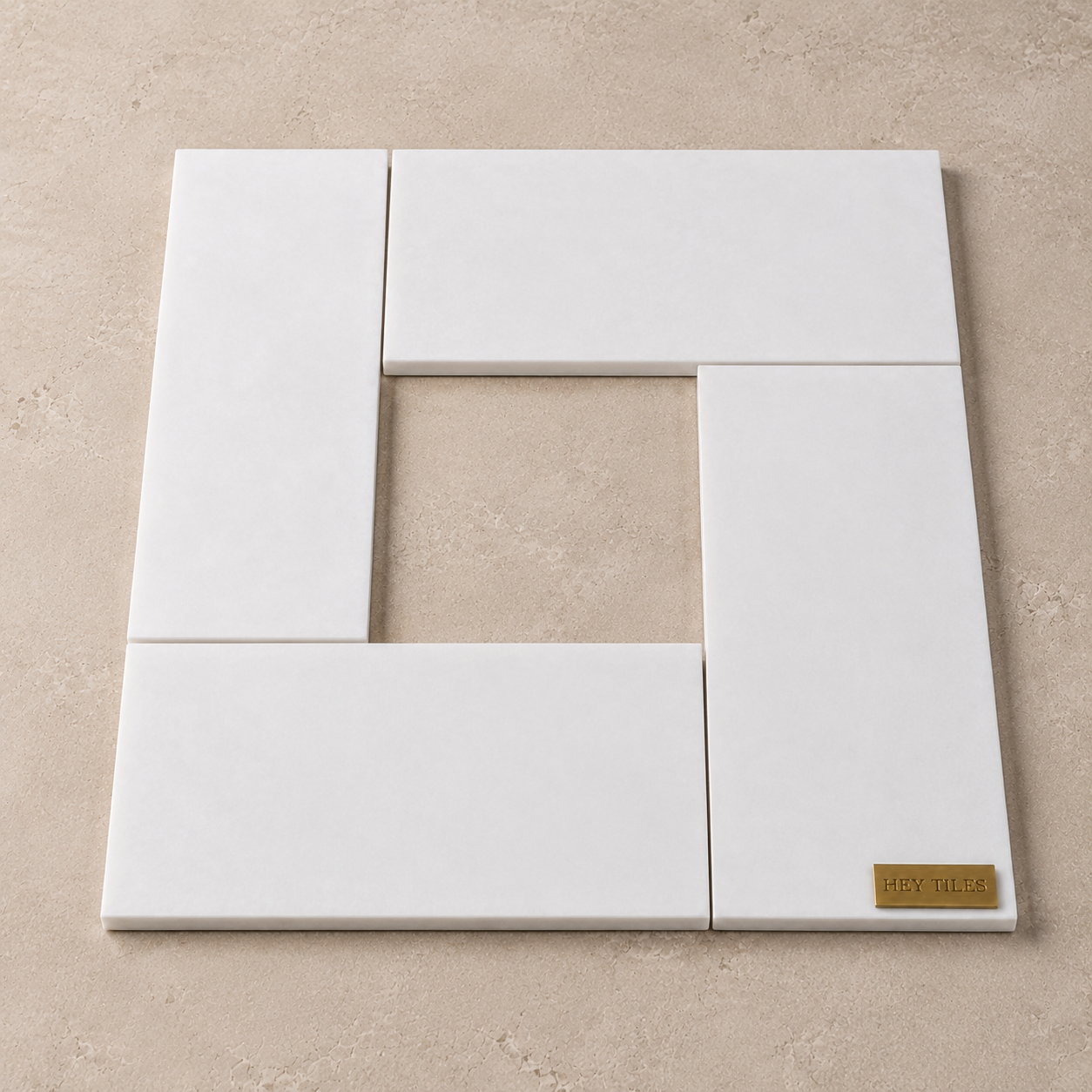 6x12 Thassos White Marble from Greece