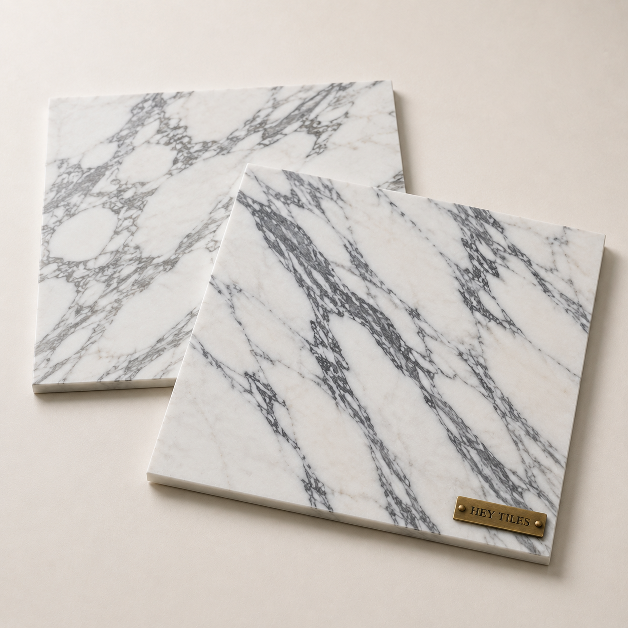 12x12, 3/8 Arabescato Corchia Deluxe Italian Marble Tile