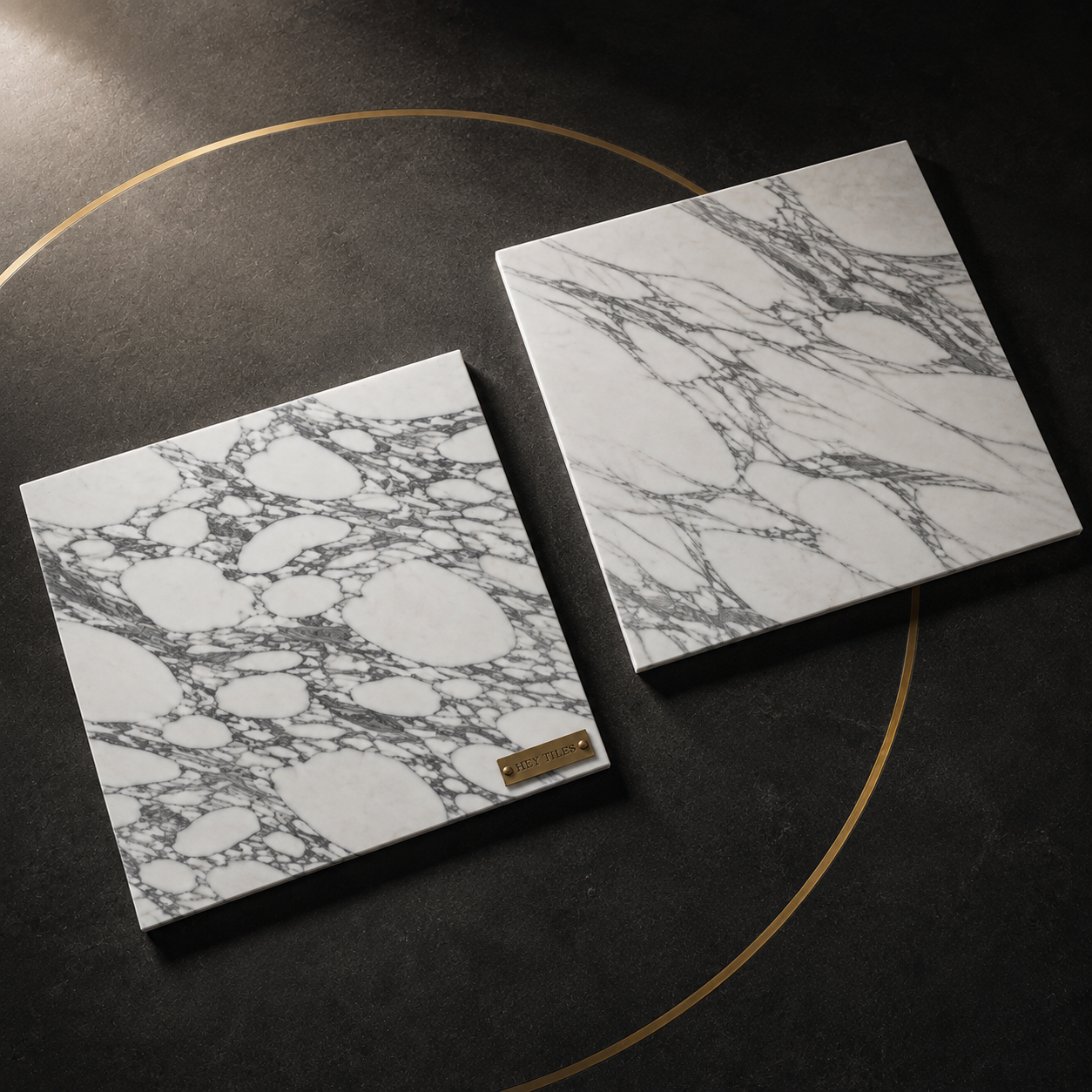 18x18, 3/8 Arabescato Corchia Deluxe Italian Marble Tile