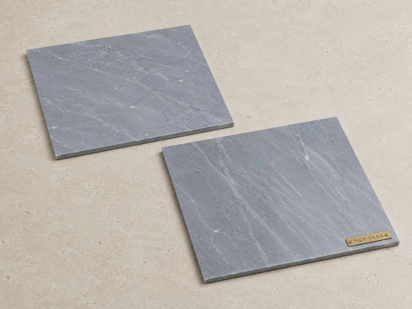 12x12 Bardiglio Imperiale Premium Italian Gray Marble Tile, 3/8