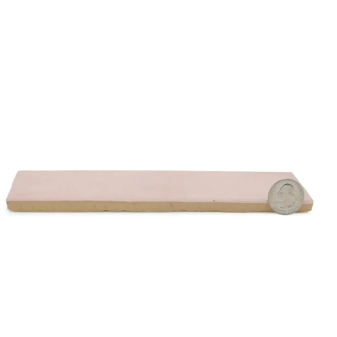 Cloé 2.5" x 8" Glossy Ceramic Tile in Pink