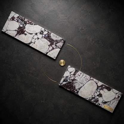 4x12 Calaacatta Violet Purple Marble Tile — product image 1