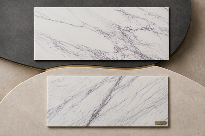 Premium Deep-Vein Lilac White 12" × 24" Turkish Marble Tile — product image 8