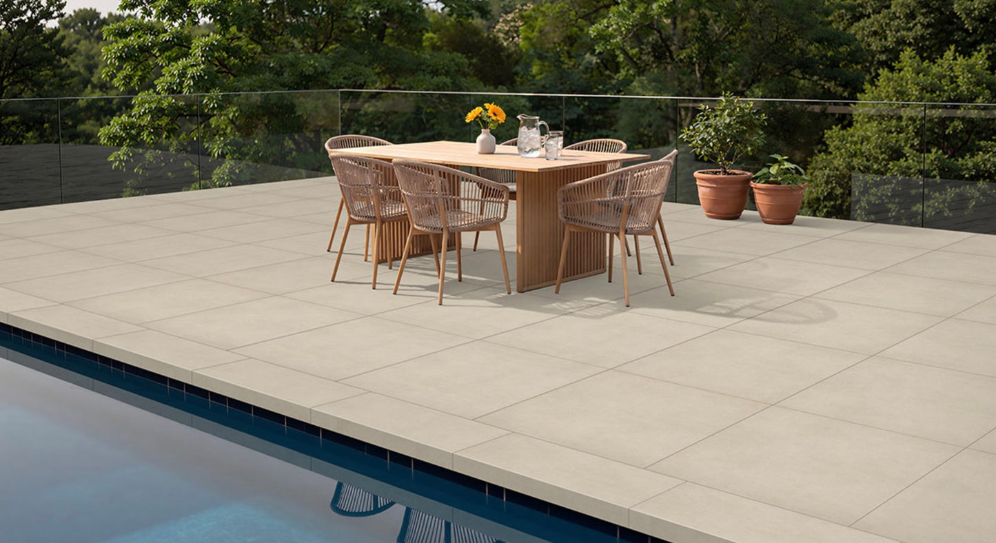 MSI Zement Blanco 36x36 2cm Porcelain Paver