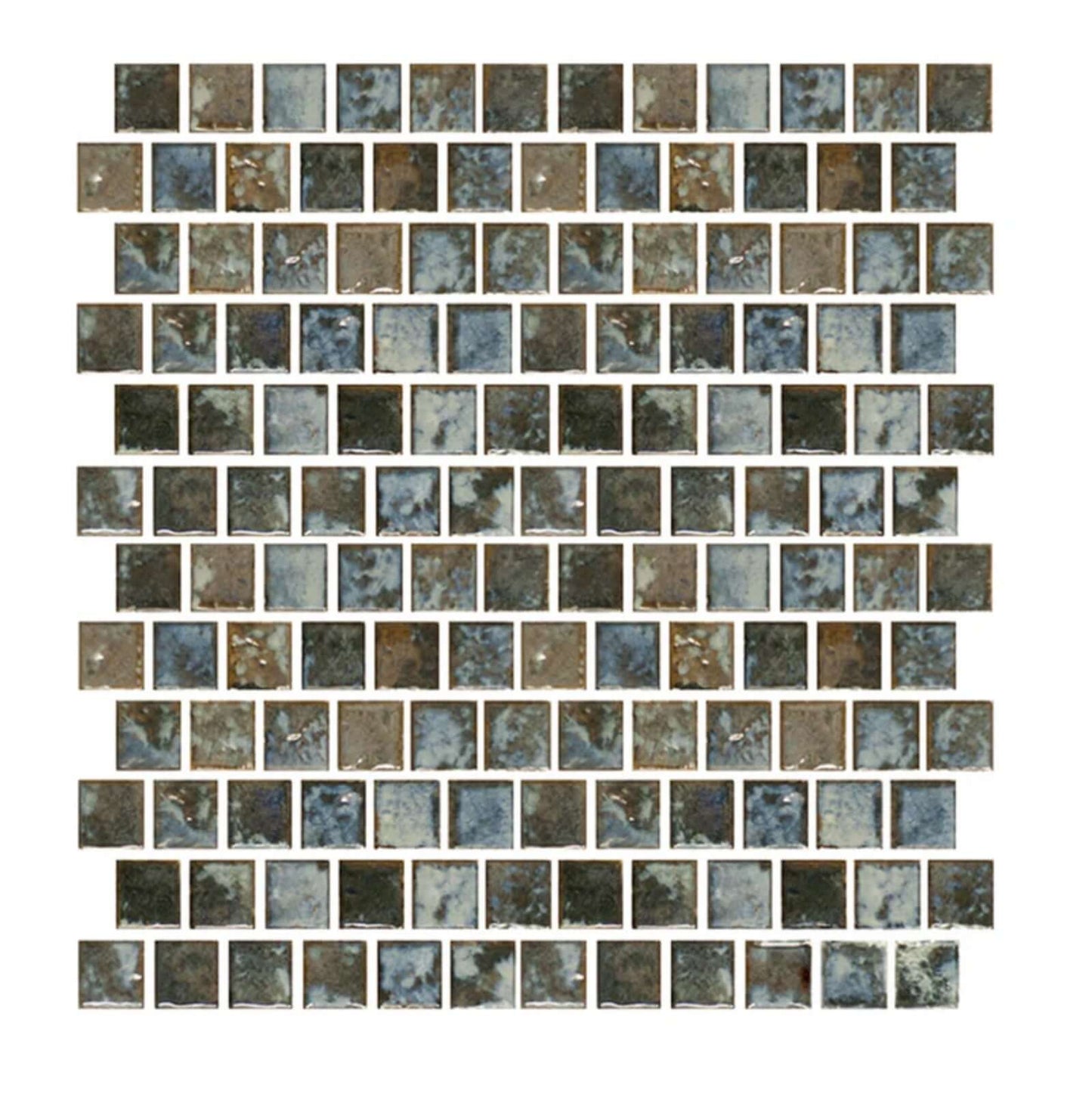 Fujiwa Tile Joya Series 1x1  Cotto, Pool Rated Tile