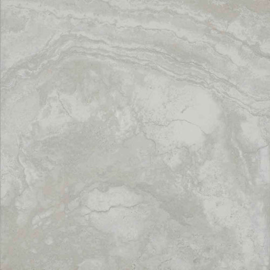 MSI Argento Travertino Porcelain Paver 24x24 in matte finish, showcasing elegant gray tones and natural stone texture.