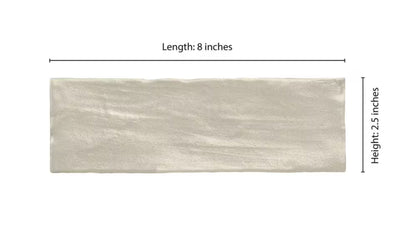 MSI Zest Aloe 2.5" × 8" Satin Ceramic Wall Tile — product image 3