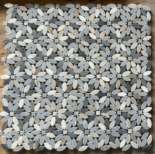 Daisy Wild Blue 12.75 x 12.5