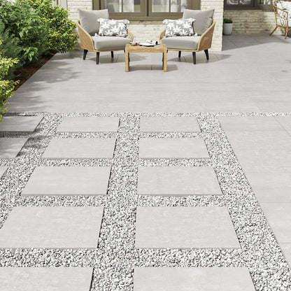 24 x 24 Arterra Beton Gray Porcelain Paver - Matte, 2 CM — product image 3