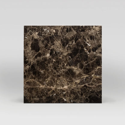 24x24 Iberian Emperador Dark Marble Floor & Wall Tile from Spain — product image 1