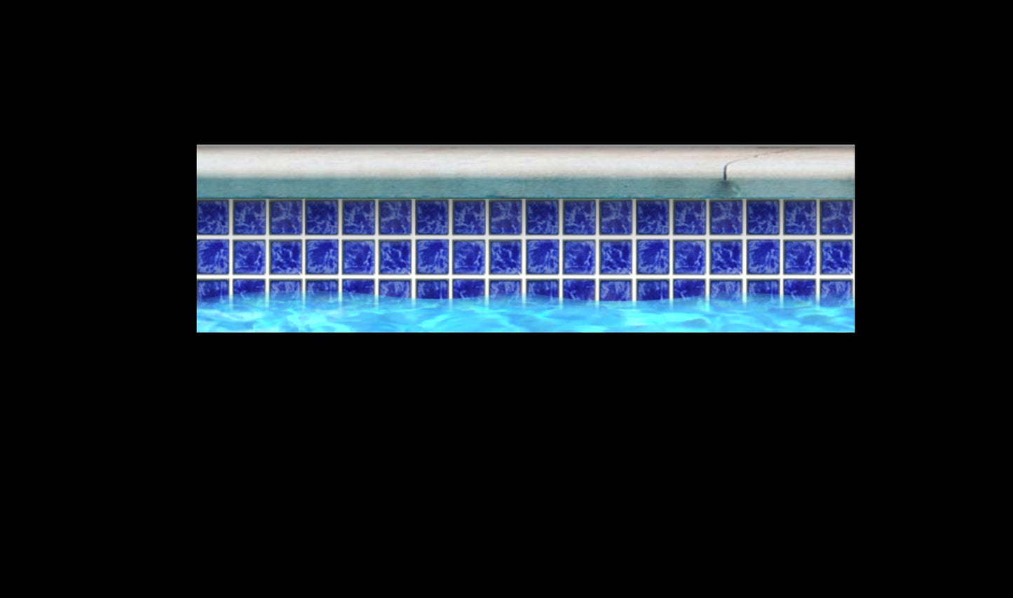 Fujiwa Celica Series Porcelain Tile Sapphire, 2" x 2" - Pool Tile