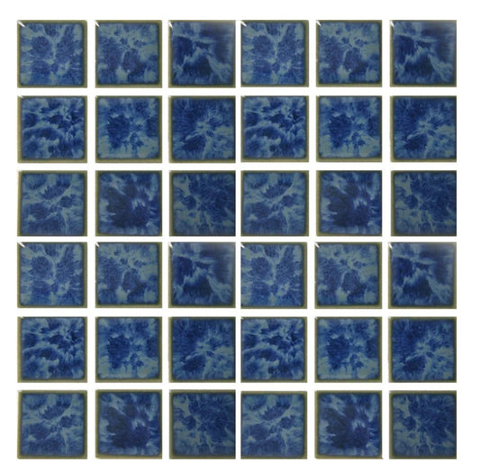Fujiwa Celica Series Porcelain Tile Opal, 2" x 2" - Pool Tile