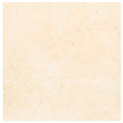 18x18 Alicante Crema Marfil Premium Spanish Marble Tile
