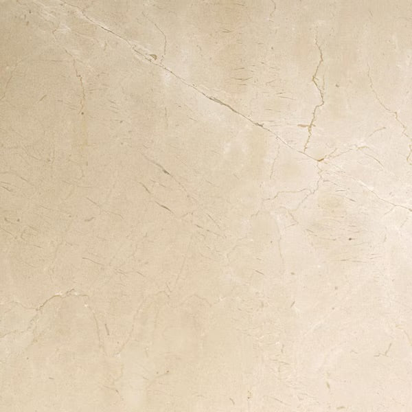 18x18 Alicante Crema Marfil Premium Spanish Marble Tile