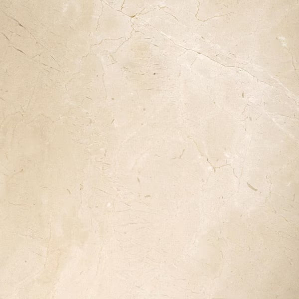 18x18 Alicante Crema Marfil Premium Spanish Marble Tile