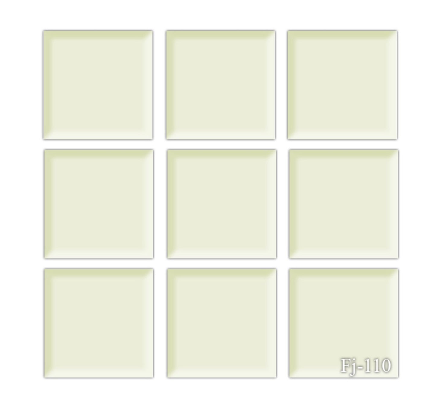 4x4 Fuji Green Glazed Porcelain Tile