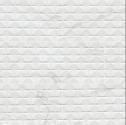 MSI Dymo - 12" x 24" Geometric Chex Wall Tile - Glossy Visual — product image 1