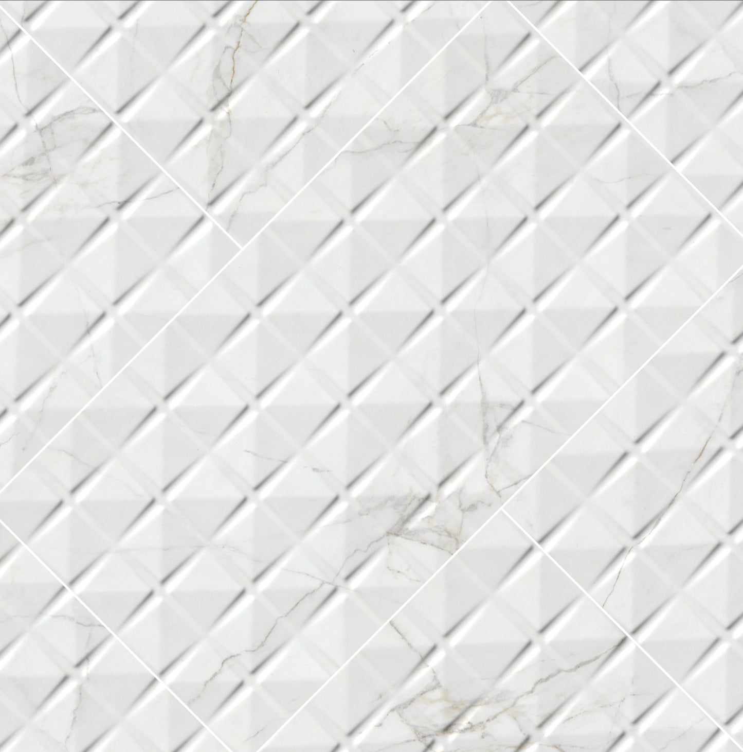 MSI Dymo - 12" x 24" Geometric Chex Wall Tile - Glossy Visual