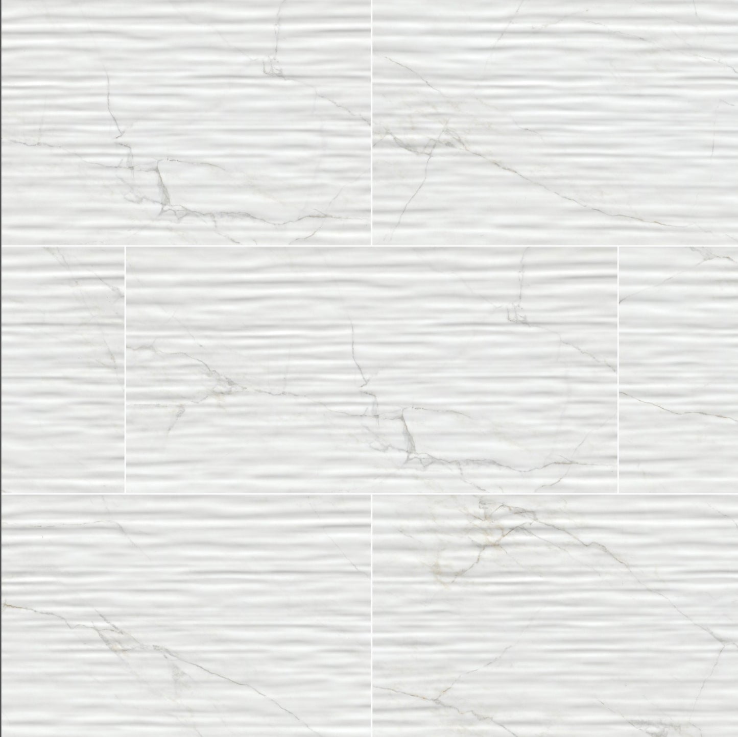 Dymo Calacatta Stripe White 12X24