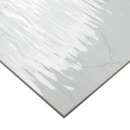 Dymo Calacatta Stripe White 12X24 — product image 3