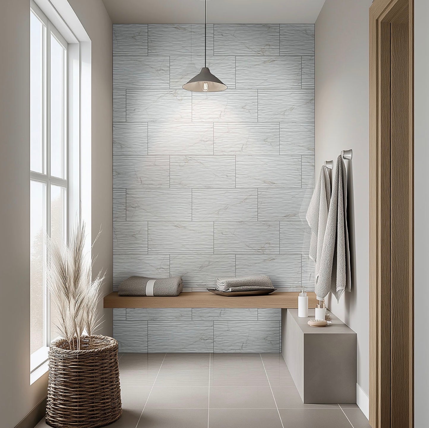 Dymo Calacatta Stripe White 12X24