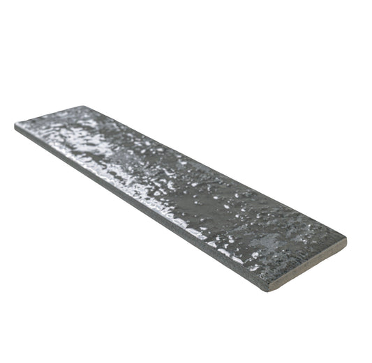 Mattonella Carbone 2.5X10 Glazed Porcelain Wall Tile