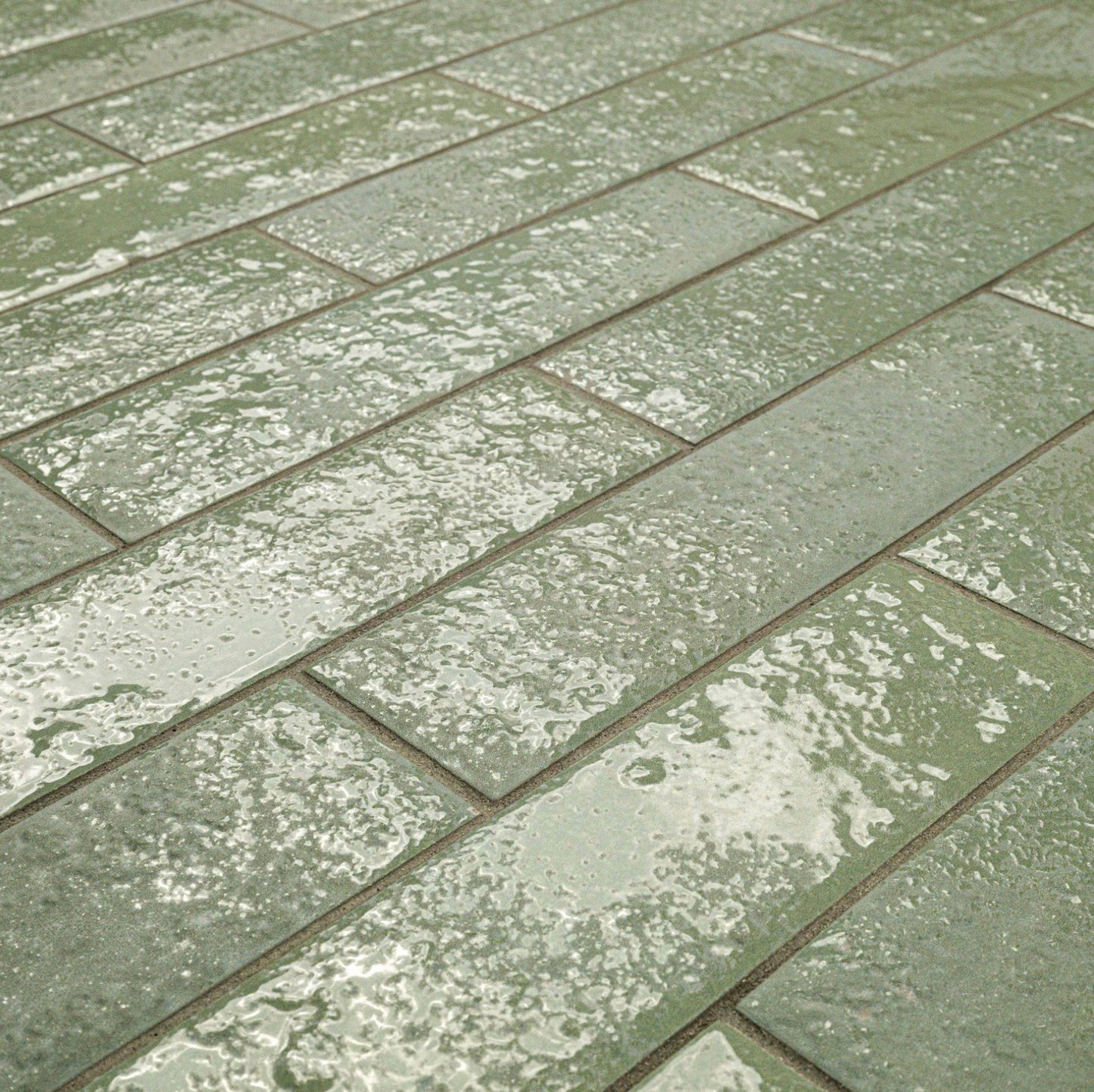 Mattonella Giada 2.5" x 10" Glazed Porcelain Wall Tile