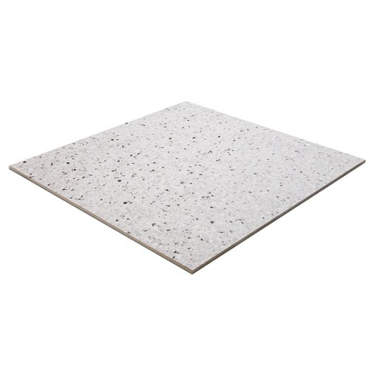 Mystere 24" x 24" Structured Porcelain Tile in White