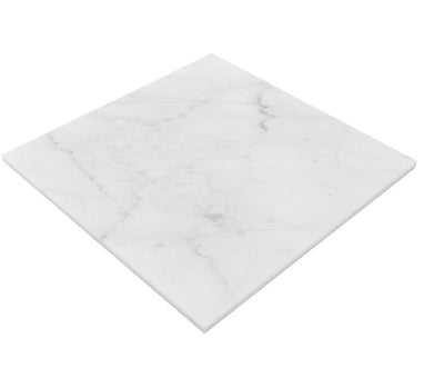 12x12 Carrara White Marble from Italy Marble heytiles   