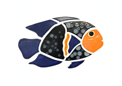 Watermark Pool Mosaics Spotted Fish Glossy 10X7 Mosaics heytiles   