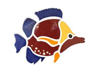 Fujiwa Kelp Fish watermark pool mosaic