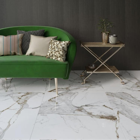 Aeris Gold Polished 48 x 48 - Hey Tiles