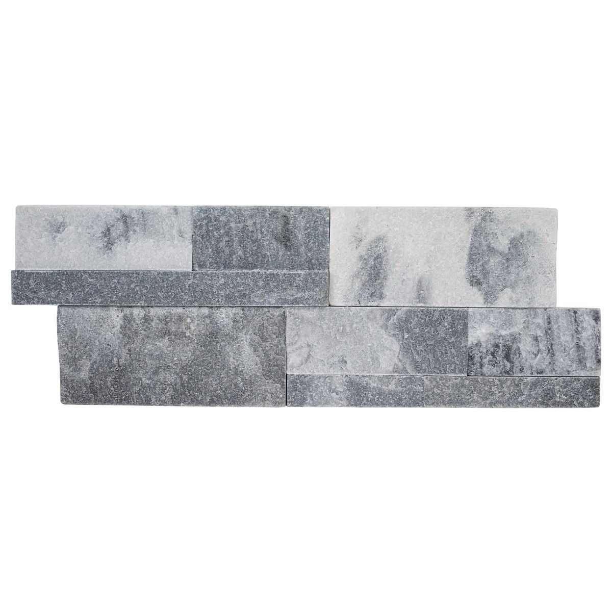 Alaska Gray XL 9x24 Stacked Stone Panel - Hey Tiles