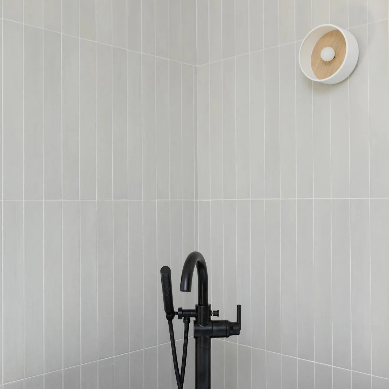 Allora 3" x 24" Matte Porcelain Tile in Solid White - Hey Tiles