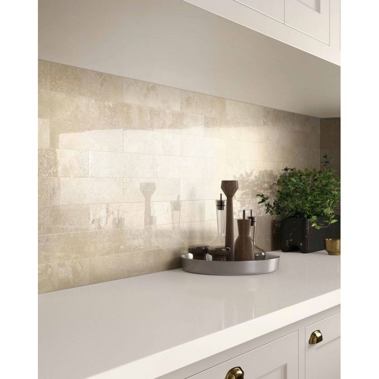 Appia Cross Cut Beige Matte 24 x 48, SANT’AGOSTINO - Hey Tiles