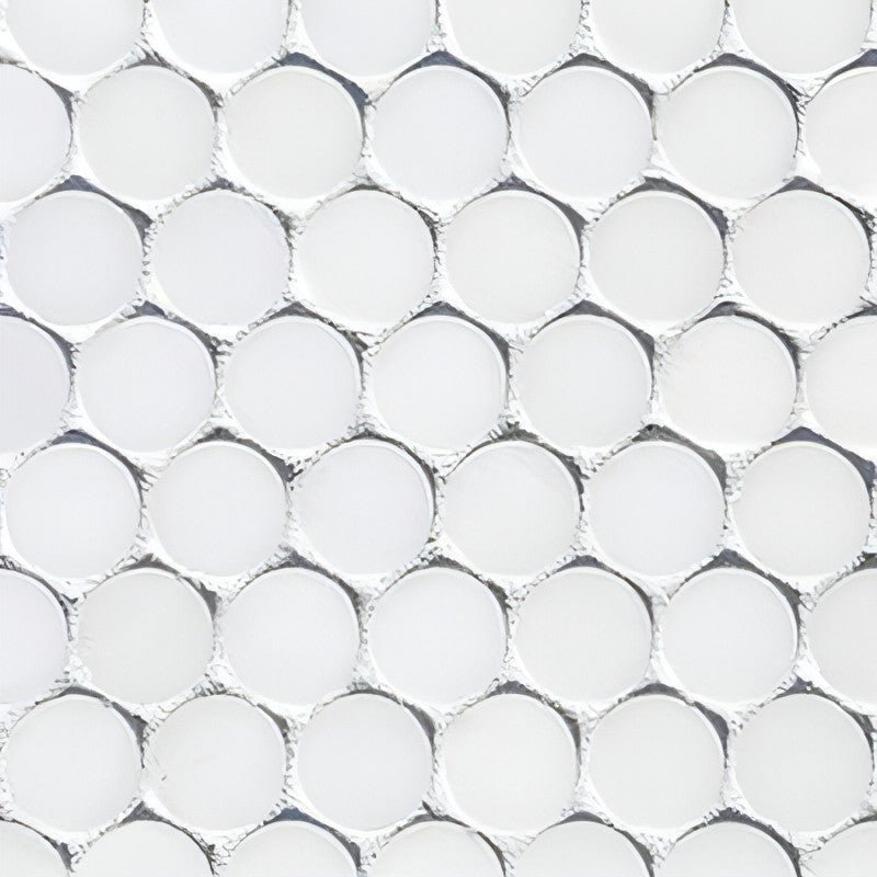 Bianco Dolomite Penny Round - Hey Tiles