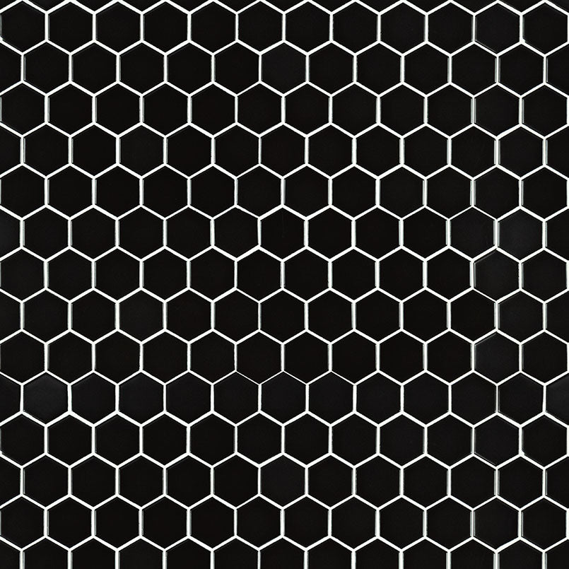 MSI Black Matte 2 inch Hexagon variation