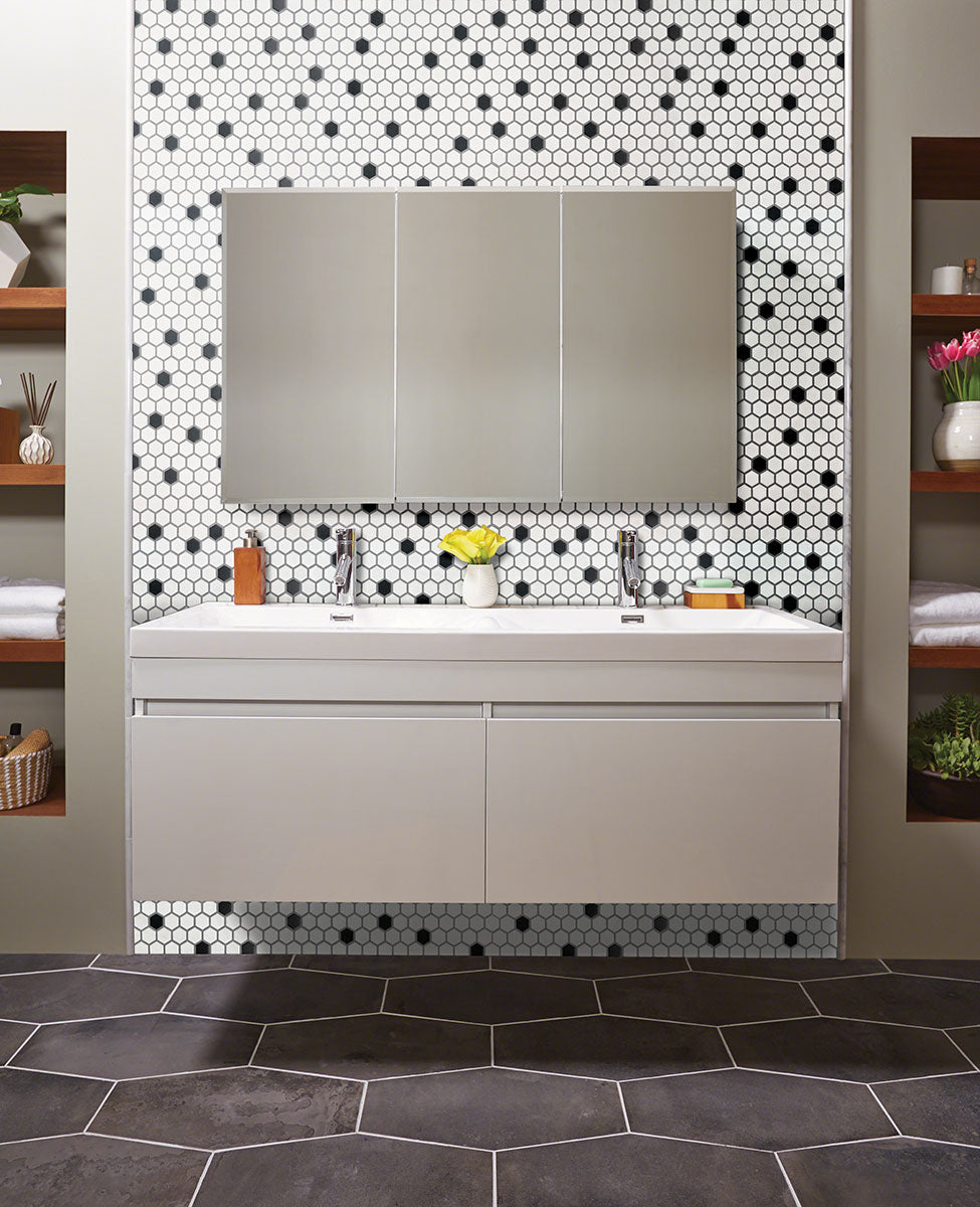 MSI Black and White Hexagon room scene