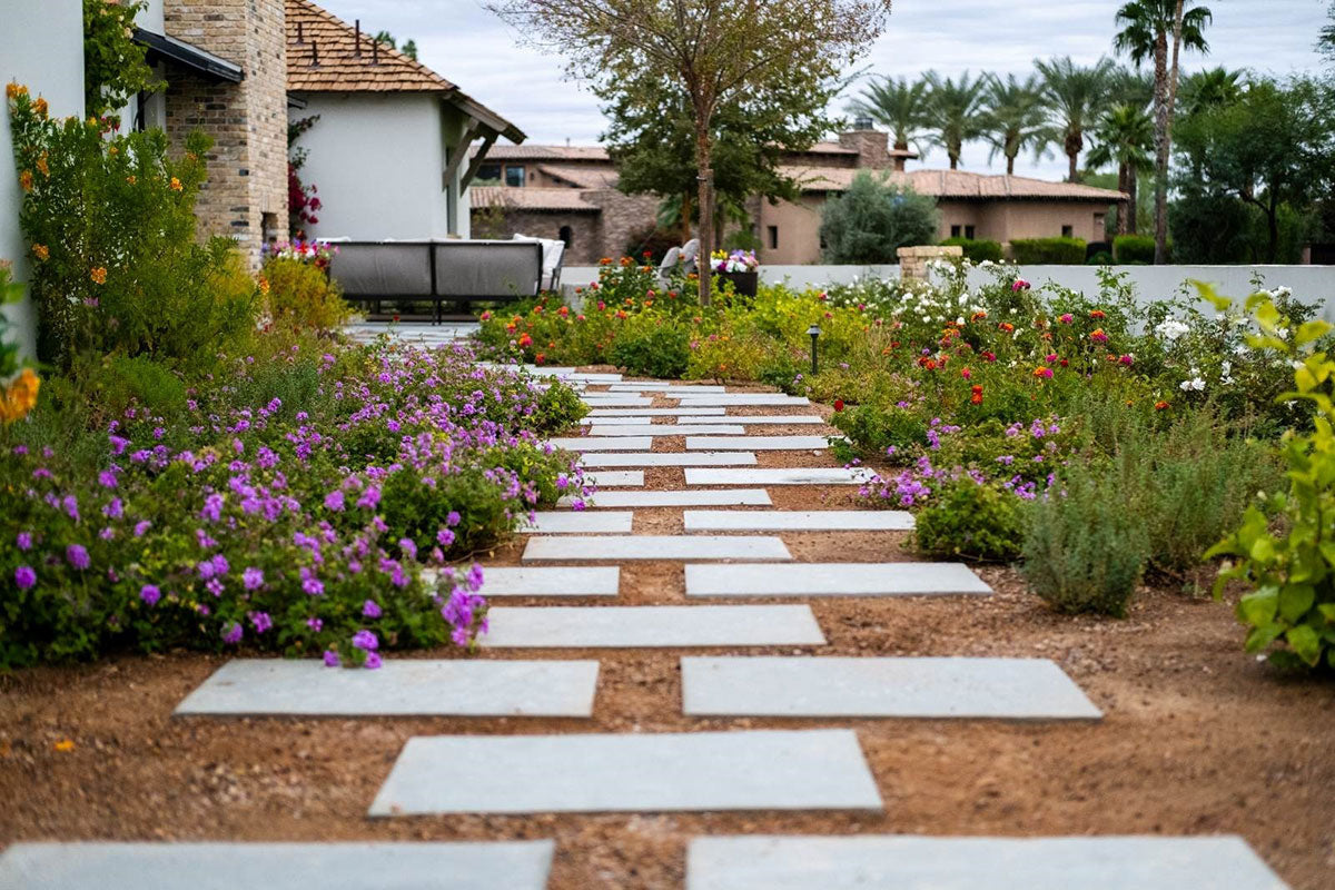MSI Caribbean Blue 24" x 30" x 1.25" Natural Limestone Paver - lifestyle view 3
