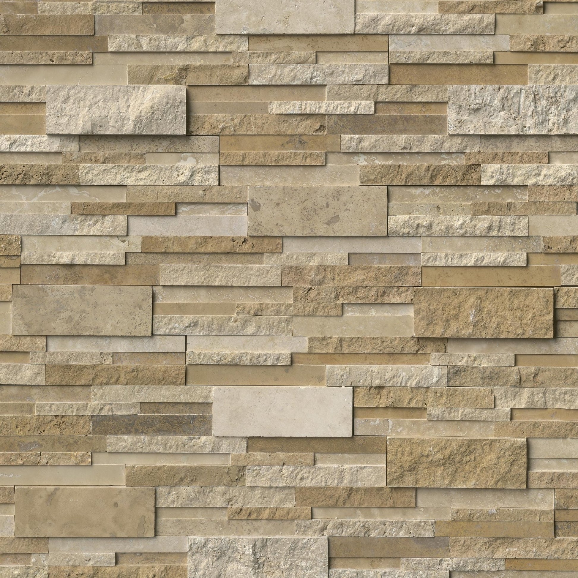 Casa Blend 3D Multi Finish Stacked Stone - Hey Tiles