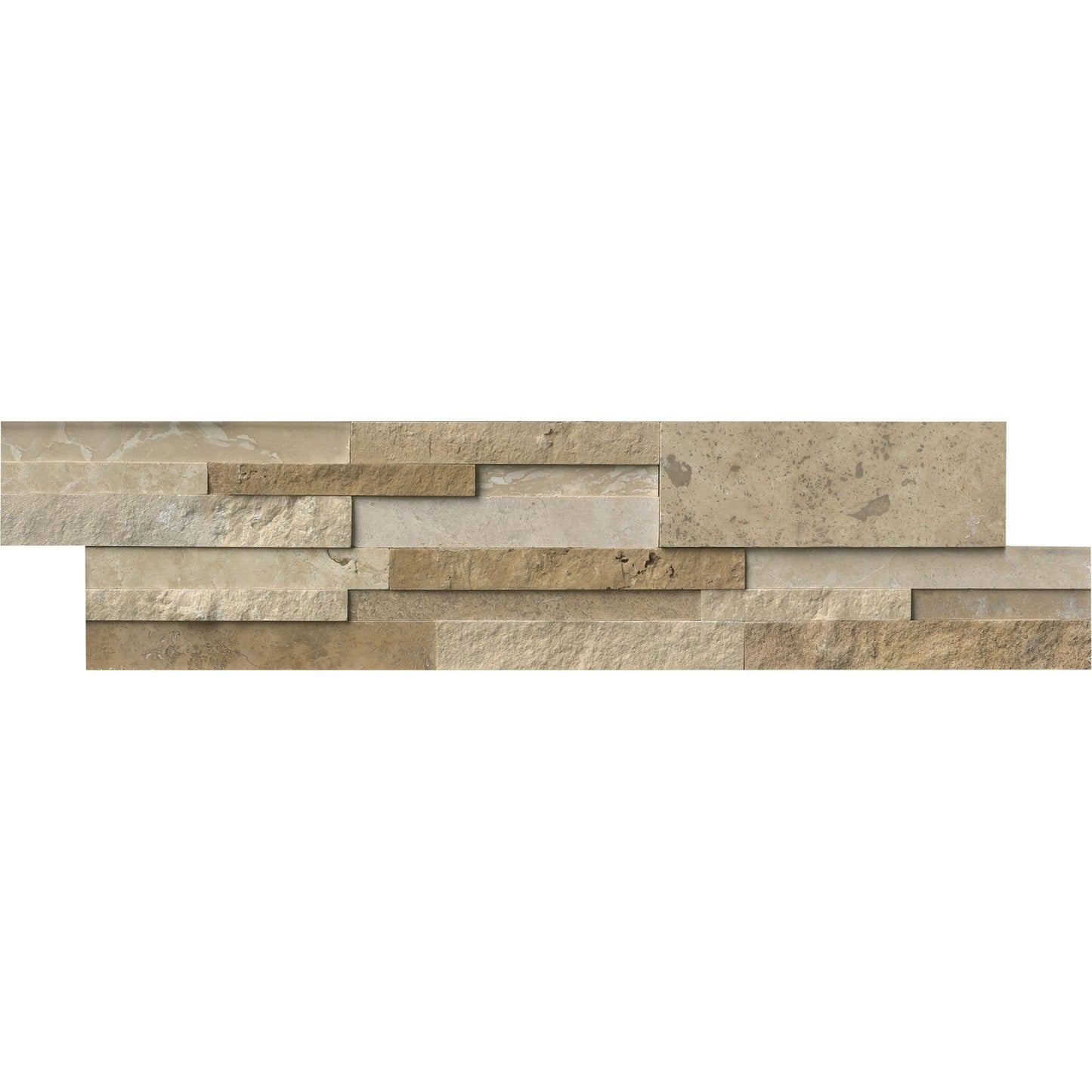 Casa Blend 3D Multi Finish Stacked Stone - Hey Tiles