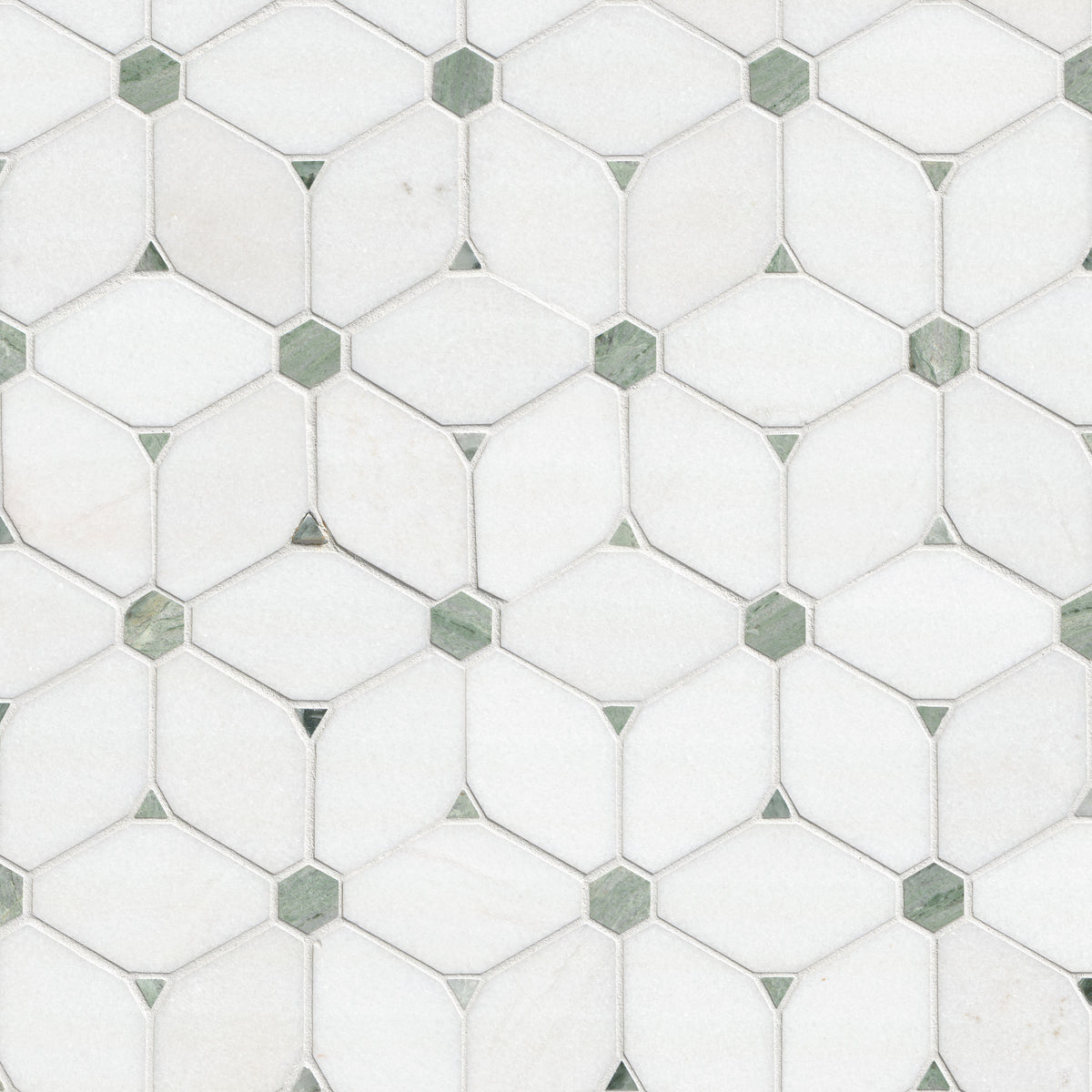 MSI Cecily Verdant Green Honed marble mosaic