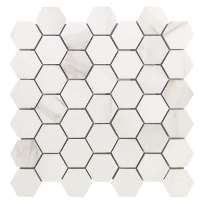 Classici Calacatta Gold Matte Hexagon 12 x 12 - Hexagon Interiors