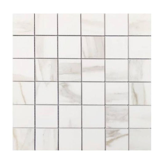 Classici Calacatta Gold Matte Mosaic 12 x 12 - Hey Tiles