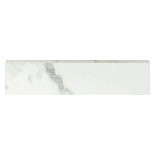 Classici Statuario Glossy Bullnose 3 x 12 - Hey Tiles