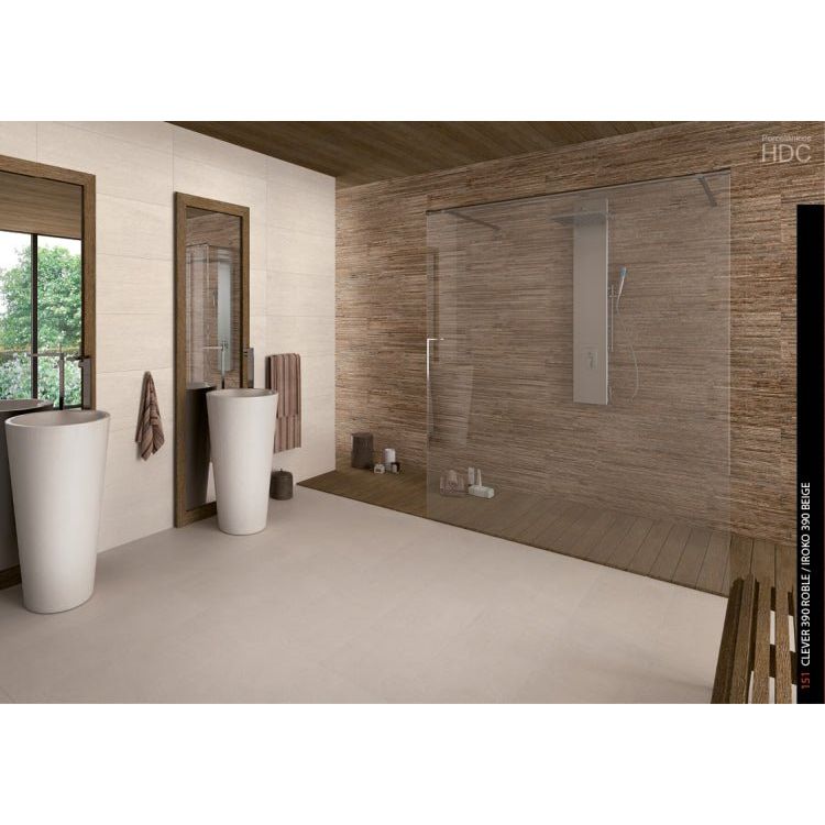 Clever 390 Roble 13 x 36, Porcelánicos HDC - Hey Tiles