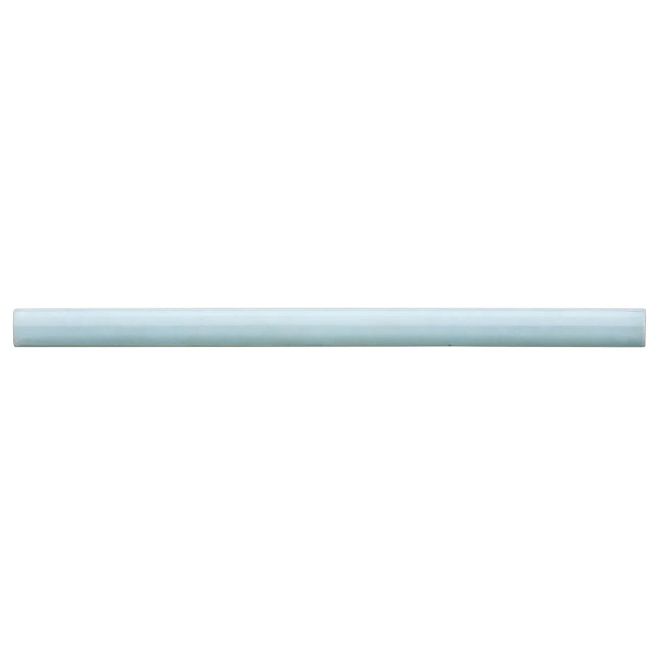 Cloe 0.5" x 8" Ceramic Jolly Miter Edge in Baby Blue - Hey Tiles