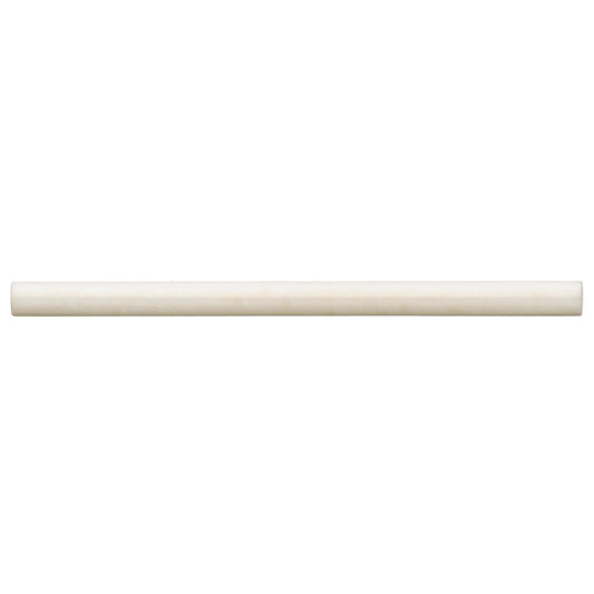 Cloe 0.5" x 8" Ceramic Jolly Miter Edge in Creme - Hey Tiles