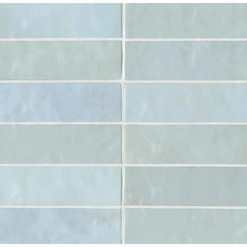 Cloe 2.5" x 8" Ceramic Tile in Baby Blue - Hey Tiles